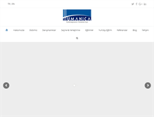 Tablet Screenshot of humanica.com.tr